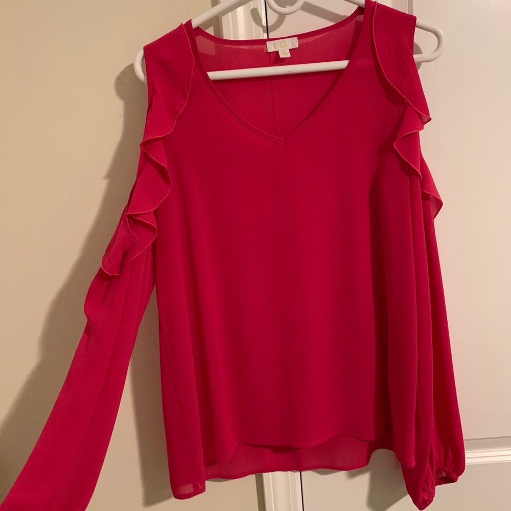 Cold shoulder blouse